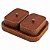 Kit Bandeja Com 2 Caixas Decorativas Detalhe Palha E Mdf - Imagem 5