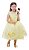 Fantasia Princesa Bela Fera Clássica Vestido Amarelo Infantil - Imagem 1