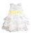 Vestido Branco Infantil Festa Menina Casamento Ano Novo - Imagem 1