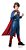 Fantasia Superman Infantil Super Homem Luxo Com Músculo Capa - Imagem 1