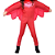 Fantasia PJ Masks Menina Corujita Owlette Longa Luxo - Imagem 1