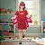 Fantasia PJ Masks Menina Corujita Owlette Curta - Imagem 1