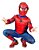 Fantasia Homem Aranha Luxo Peitoral Spiderman Máscara Filme - Imagem 2