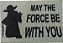 Capacho Star Wars Mestre Yoda  May The Force Be With You - Imagem 2