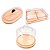 KIT 3pçs Manteigueira, Queijeira, Porta Frios (26,5X20CM) GRANDE de Madeira NATURAL e Tampas de Acrílico, Cozinha - Imagem 1