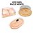 KIT 2pçs Porta Frios (21X16,5CM) e Tabua Coração Madeira RUSTICA Cozinha - Imagem 5