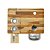 Tábua de Churrasco Inteligente Grande Premium madeira Teca (58x40cm)  R-TK17B - Imagem 1