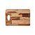 Tábua Churrasco M em madeira Premium Teca com Alça  (33x22cm) R-TK01 - Imagem 1