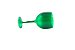 Taça de Gyn acrílico translucido verde 580 ml - Imagem 4
