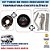 KIT TUBO DE ÁGUA INOX PARA KOMBI 1.4 FLEX C/ INDICADOR DE TEMP. E CHICOTE ELÉTRICO - Imagem 1
