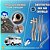 KIT TUBO DE ÁGUA INOX PARA KOMBI 1.4 FLEX C/ INDICADOR DE TEMP. E CHICOTE ELÉTRICO - Imagem 5