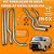 KIT TUBULAÇÃO DE ÁGUA EM INOX PARA KOMBI AP DIESEL/GASOLINA COM INDICADOR DE TEMPERATURA DE ÁGUA - Imagem 2