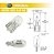 Kit 10 Lâmpadas T10 2825 12v 5w Hella Pingão Caixa Fechada - Imagem 4