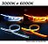 Kit Fita Led Farol Tunning Drl + Seta Sequencial 60cm - Imagem 2