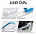 Kit Fita Led Farol Tunning Drl + Seta Sequencial 60cm - Imagem 4