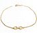 Pulseira adulto de ouro 18k infinito - Imagem 2