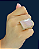 Anel de Prata com Quartzo Rosa Retangular Médio - Imagem 4