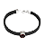 Pulseira de couro com pedra granada - Imagem 2