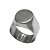 Anel dedo mínimo em prata 925 lisa - Imagem 1