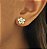 Brinco flor em prata 925 - Imagem 3