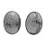 Brinco em prata 925 com obsidiana - Imagem 1