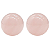 Brinco em prata 925 com quartzo rosa - Imagem 1