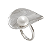 Anel em prata 925 polida com pérola shell - Imagem 5