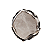 Anel em prata 925 oxidada com cristal bruto translucido - Imagem 3