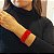 Pulseira 5 fios de pedra natural coral vermelho - Imagem 2
