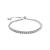 Pulseira riviera com prata e fecho deslizante - Imagem 1