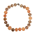 Colar de jade laranja e jaspe marrom - Imagem 1