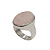 Anel em prata 925 com quartzo oval - Imagem 1
