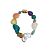 Pulseira 20cm com mix de pedras - Imagem 1