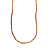 Colar 75cm de coral laranja - Imagem 1