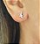 Brinco mini ear cuff em prata 925 com zircônias - Imagem 3