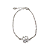 Pulseira prata 925 com trevo de zircônias - Imagem 1