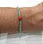 Pulseira de pedras naturais jaspe e amazonita - Imagem 2