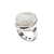 Anel em prata 925 com pedra natural cristal translucido - Imagem 1