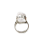 Anel em prata 925 com pedra natural cristal translucido - Imagem 5
