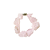 Pulseira 22cm com pedra natural quartzo rosa - Imagem 1