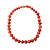 Colar 54cm de coral laranja - Imagem 1