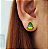 Brinco gota em prata 925 com peridoto natural - Imagem 3