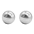 Brinco bola 10mm de prata 925 polida - Imagem 1