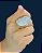 Anel de Prata com Pedra de Cristal Translúcido - Imagem 4