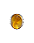 Anel de Prata com Citrino Amarelo - Imagem 2