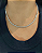 Colar Riviera de Prata com Banho de Ouro Branco e Moissanites de 2,5mm - Imagem 3