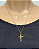 Pingente de Crucifixo em Ouro com Cristo em Relevo - Imagem 4