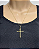 Pingente Grande em Ouro de Cruz INRI - Imagem 4
