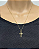 Pingente Médio de Crucifixo em Ouro com Cristo em Relevo - Imagem 4