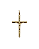 Pingente Grande em Ouro de Crucifixo com Cristo em Relevo - Imagem 1
